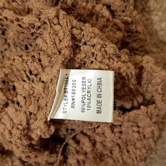 🥀NWT Blue Buttercup Brown Popcorn Long-Sleeve Sweater (S/M/L)🥀 - Picture 7 of 7